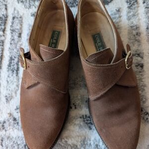 Cole Haan Suede Buckle Shoes